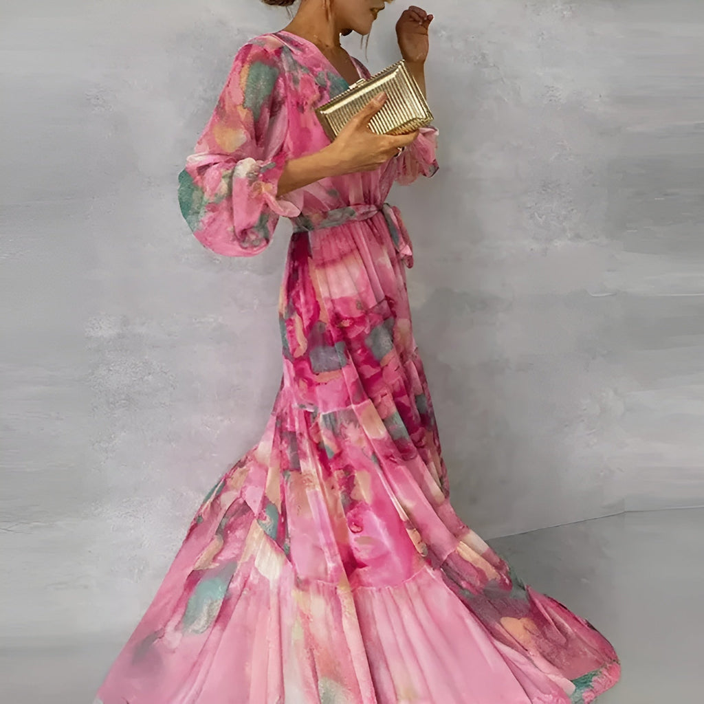 Kalyra - Floral Wrap Dress