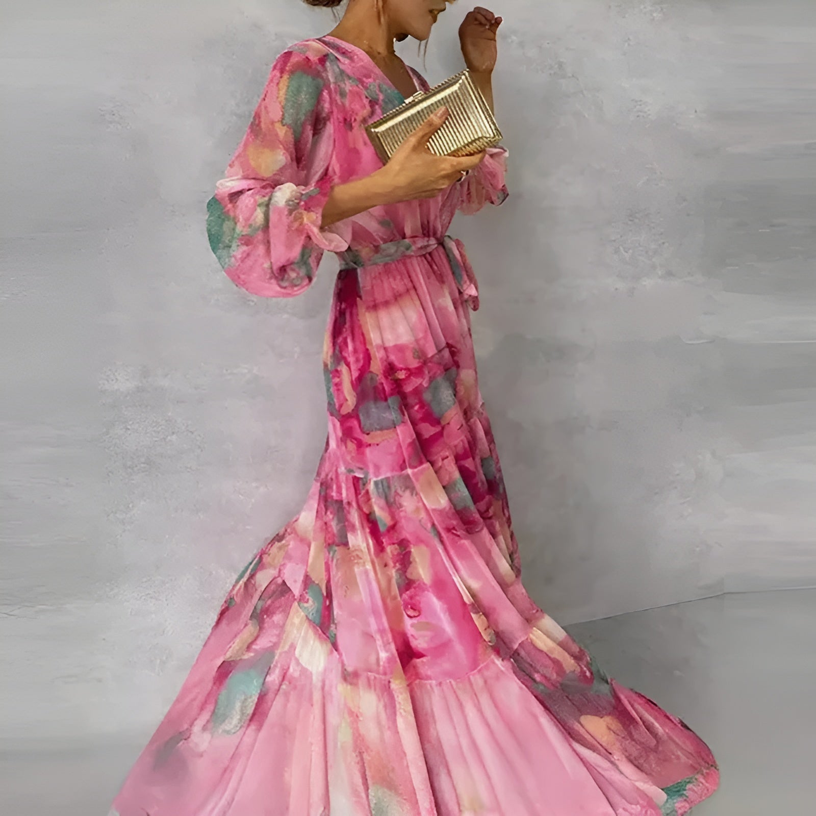 Kalyra - Floral Wrap Dress