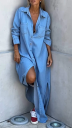 Delana - Casual Button Down Dress