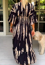 Clarice - Effortless Abstract Dress
